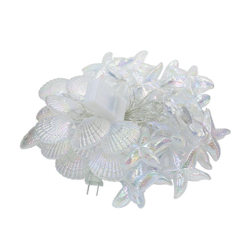 LED Seashell Star Tent & Living Room Decorative Light - Perfect for Camping or Night Market Atmosphere