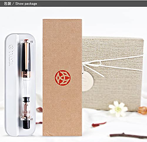 Twisbee Diamond 580 Fountain Pen, Smoke Rose Gold GT, Ink-filling, F Size, TW100737