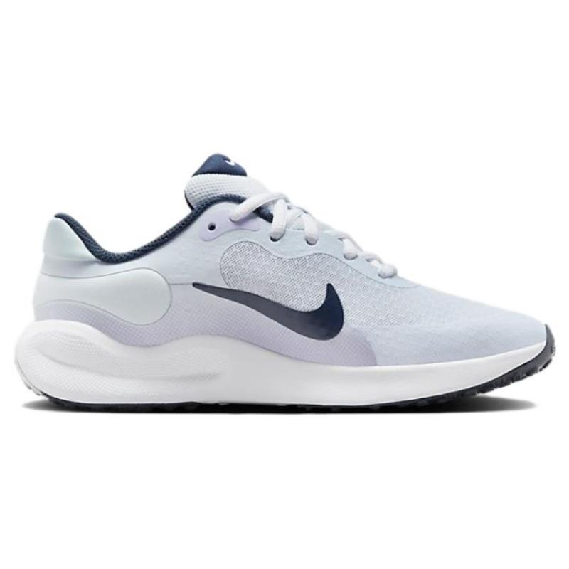 Nike Revolution 7 GS 'Football Grey Midnight Navy' Sneakers FB7689-004