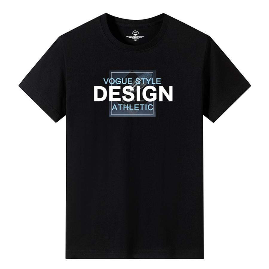 Loose Fit Summer Casual Cotton TShirt Short Sleeve Crew Neck Geometric Print Mens Top Breathable Comfortable Unisex Shirt