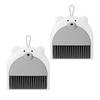 Small Broom Dustpan Set Cartoon Teddy Bear Household Desktop Garbage Shovel Small Dustpan Mini Foldable