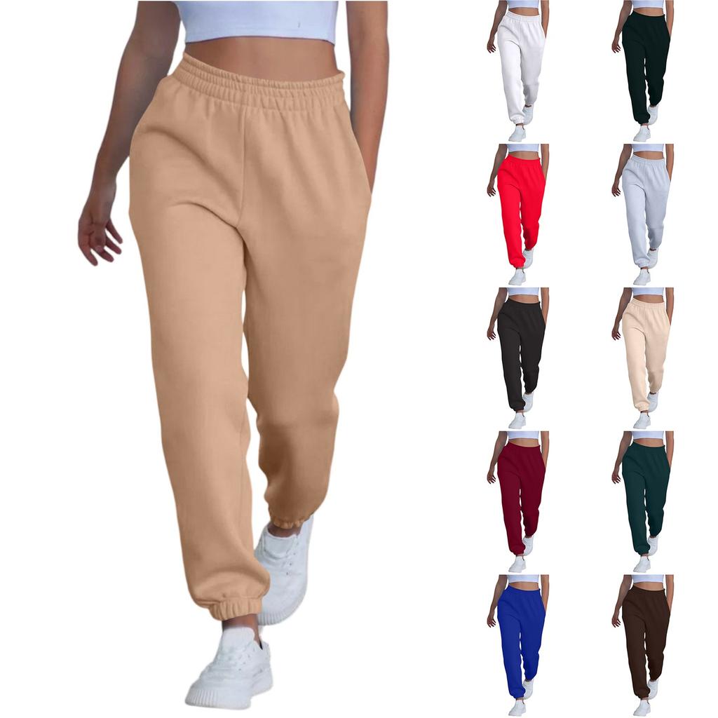 Women's High Waisted Loose Sportswear Pants Jogging Pants Fashionable Casual With Pockets
