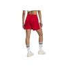 Adidas Logo Letter Embroidery Stripe Casual Shorts Women Bottoms Crimson IY7207