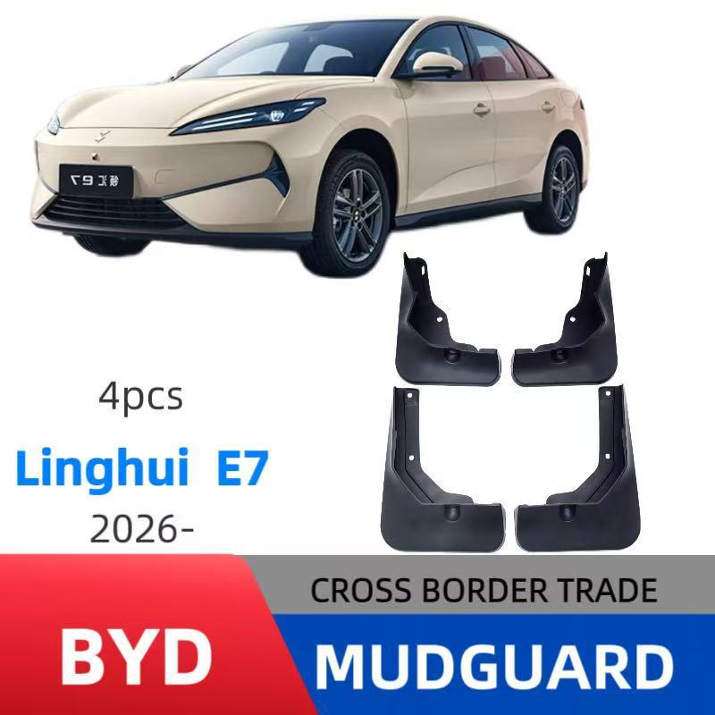 Compatible Mud Flap for 2026 BYD Linghui E7 Model Car Modification