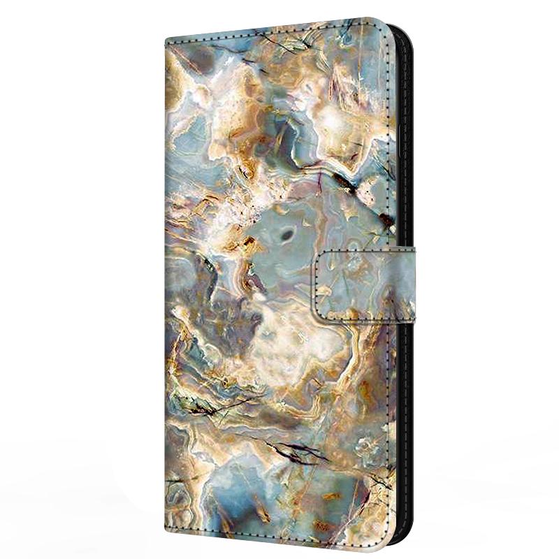 Leather Flip Case for Samsung A37 A57 Cover Wallet Book Stand Magnetic Cove Galaxy A 57 37 5G Capa Marble Partterns Funda Bumper