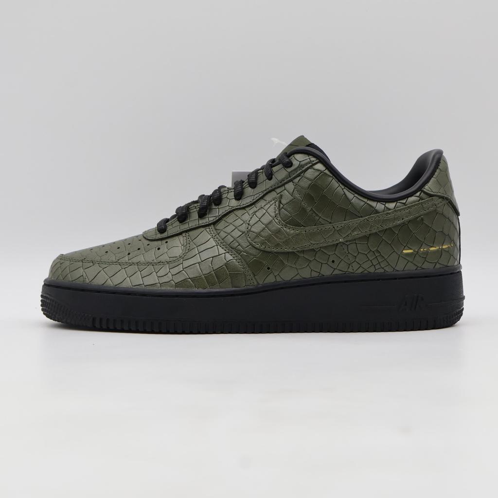 IQ3370-325 Nike Air Force 1 07 Low Morse Code Croc Cargo Khaki (Men's)