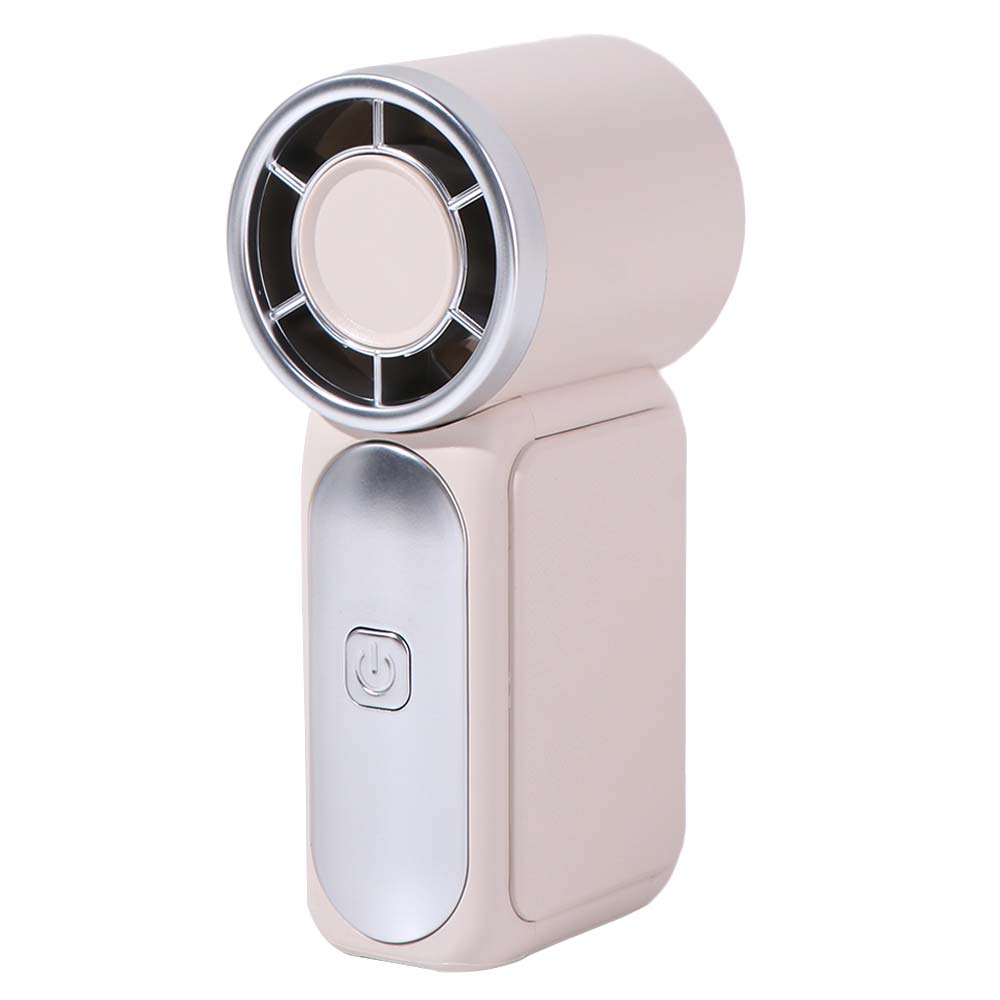 6 Gear Wind Mini Portable Fan Air Turbo Tech Adjustable Handheld Turbo Fan LED Display Ultra-quiet USB Rechargeable Fan Student