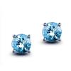 European Retro Morganitestyle American Gemstone Earrings Elegant Womens Jewelry