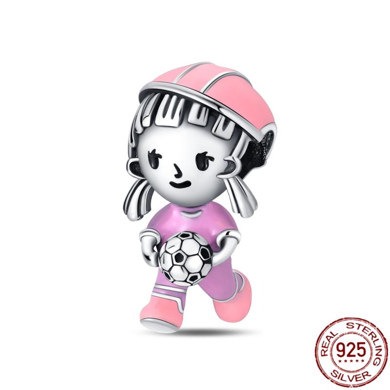 New In Copper Boys Girls Couple Charms Beads For Original Women'S Bracelets Fine Diy Jewelry Pendant Gifts