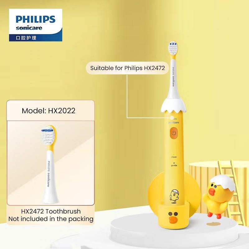 Philips HX2022 Насадки для зубных щеток белый/жёлтый — фото 6