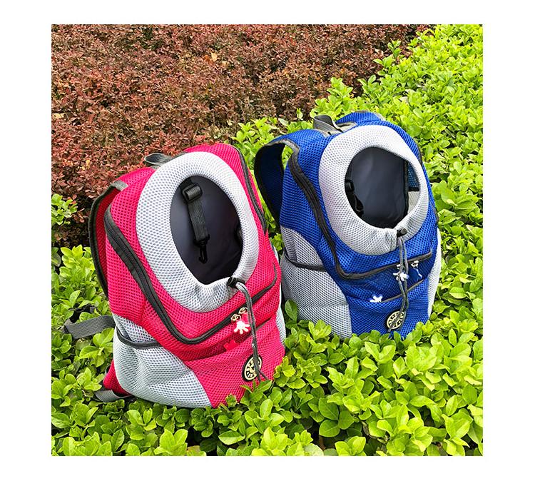 Portable Breathable Pet Backpack for Dogs & Cats - Travel Chest Bag