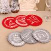 Cross-Border Felt Christmas Coaster Set: Festive Tea & Home Decor for Hotels & Restaurants