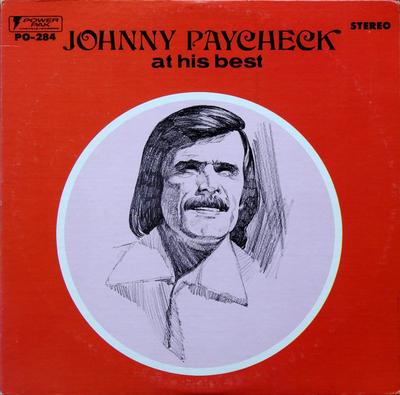 LP Record JOHNNY PAYCHECK - Johnny Paycheck At His Best PO284 Gusto Records 1975 US Country Used