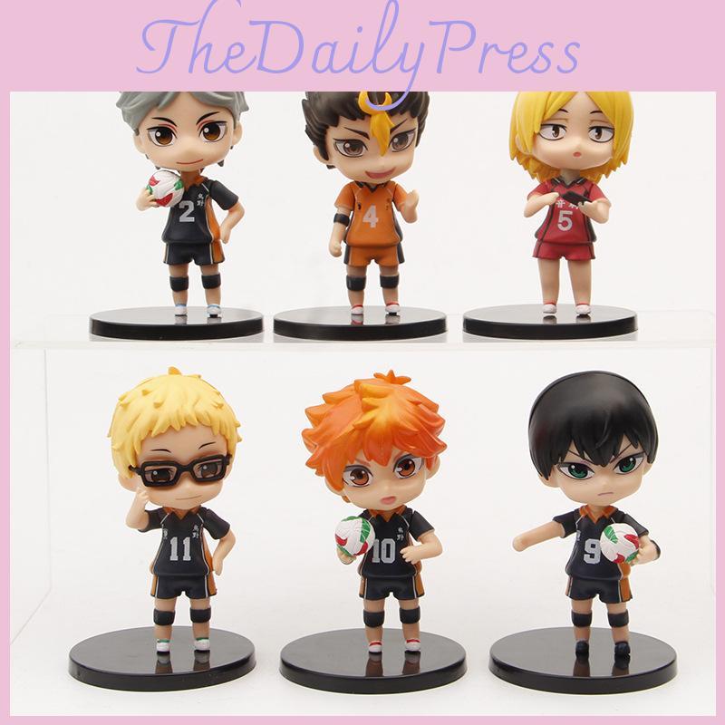 Haikyuu Pvc Figures Shoyo Hinata Tobio Kageyama Action Model For Desk And Car Decoration