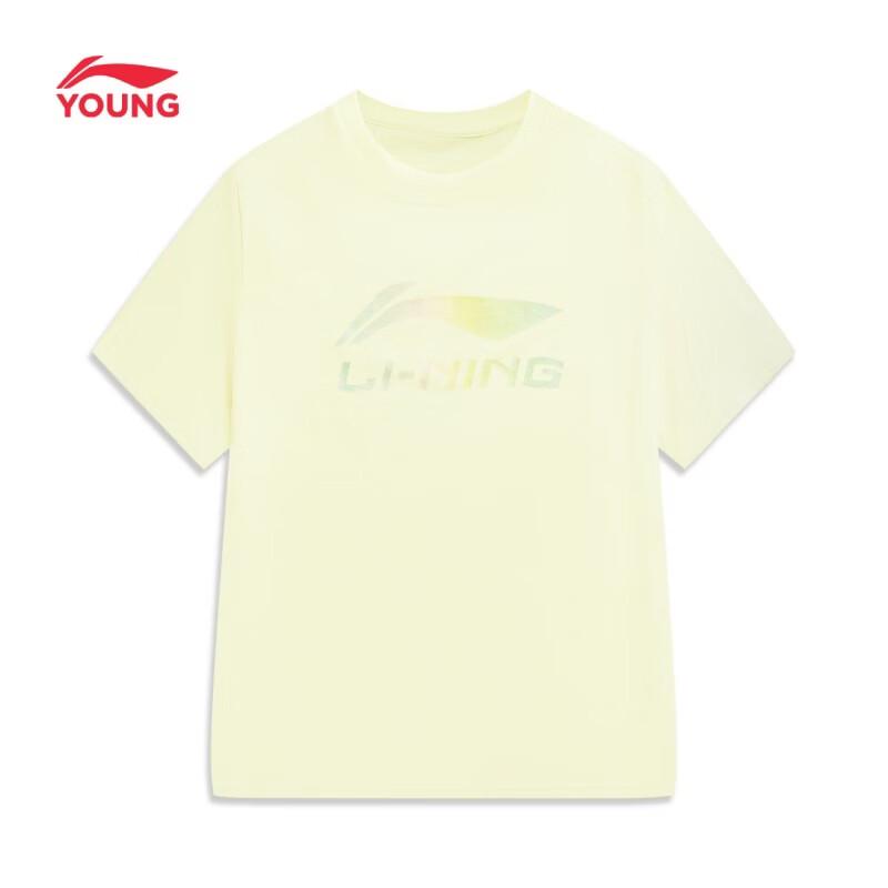 LI-NING Girls  Soft & Comfortable Short Sleeve Sports T-Shirt 170