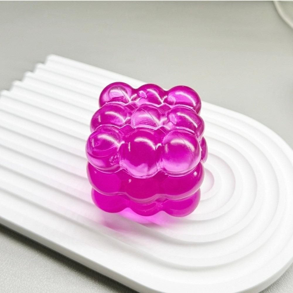 Gele Würfel Squishy Spielzeug Langsam Rückprallender Würfel Knetspielzeug Würfel Fidget Spielzeug für Erwachsene Kinder