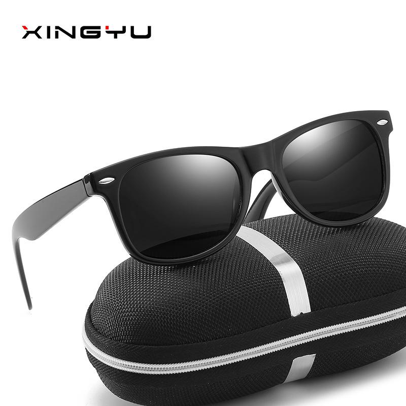 European and American Men's and Women's Polarized Sunglasses with Color Mirror Lens Outdoor Eyewear for Driving & Fishing