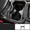 New For RAV4 2020 Carbon Fiber Texture Water Cup Frame For RAV4 2020 For Toyota Texture Interior Carbon Fiber For RAV4 2020