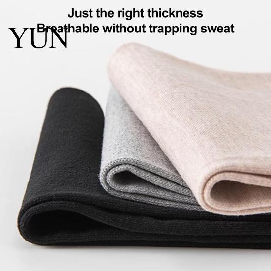 Air Conditioned Room Knee Warmers Soft for Cold Protection, Breathable Cotton Leg Sleeves, Anti Winter Support Slip Warmers, Elastic Thermal