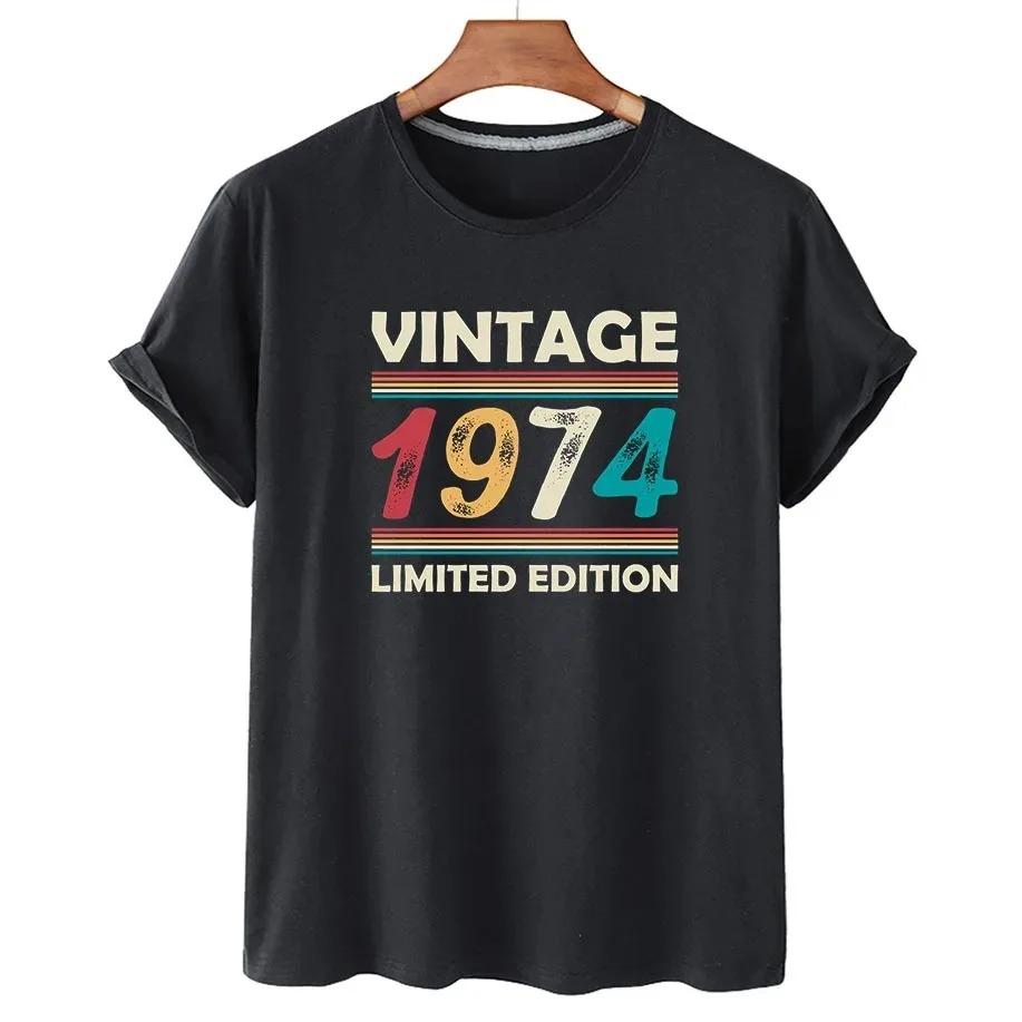 1964 1974 1984 Fashion House Party Unisex and Unisex's Birthday Anniversary T-Shirt Cotton Short Sleeve T-Shirt Vintage T-Shirt