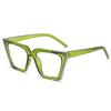 Cat Eye Glasses Stylish Luxury Optical Eyewear Blue Light Blocking Glasses Trendy Designer Square Glasses For Travel Stage