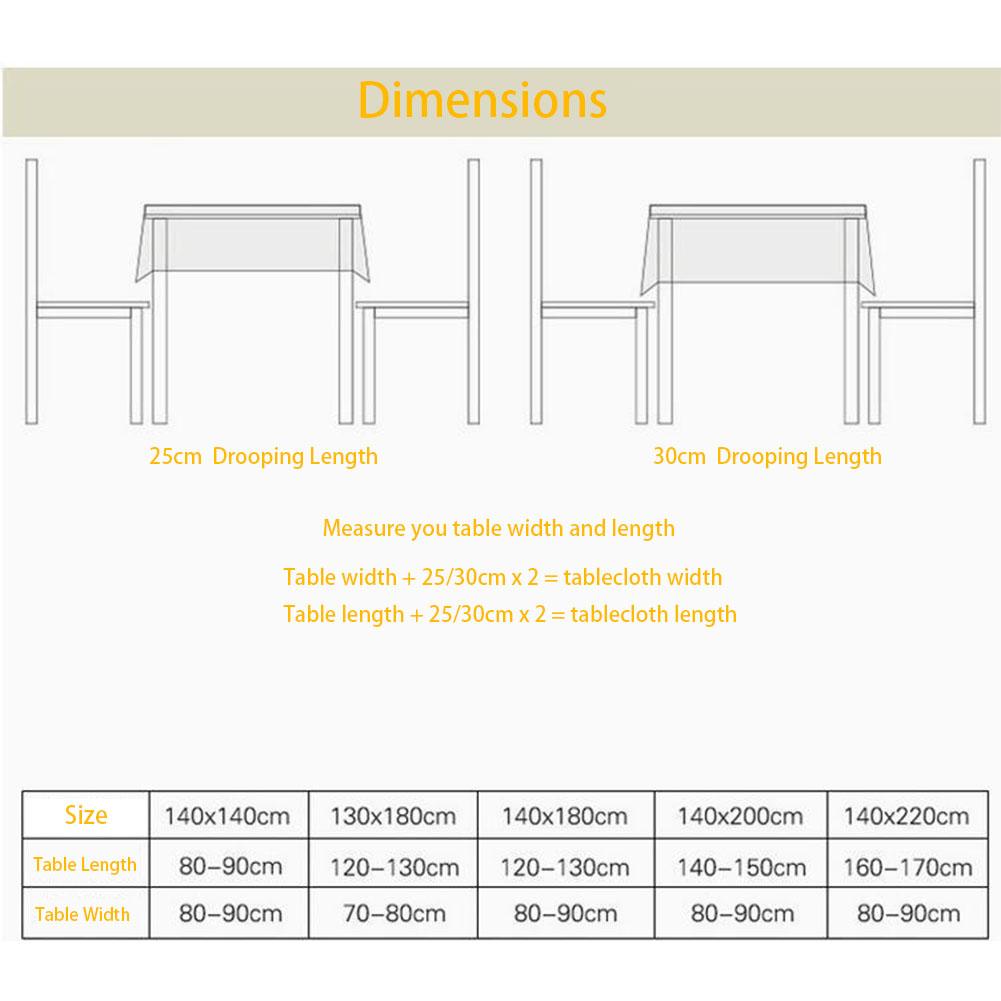 Rectangle Tablecloth Cotton Linen Tablecloth Dining Table Cover For Kitchen Home Decor