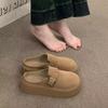 Retro thick-soled Birkenstock head half slippers, new spring outer wear heightening Birkenstock shoes