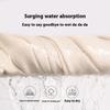 1PC random color New Satin reusable shower cap with dry hair function, strong water absorption,button design, elastic elasticity