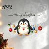 Festive Party Decorations Christmas Cute Penguin Wall Sticker Merry Cartoon Animal Art Decal Holiday Window Glass Stickers Removable Peel And Stick