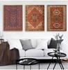 Oriental Rugs Pattern Vintage Posters and Prints Antique Persian Carpets Retro Wall Art Canvas Painting Pictures Home Decor No Frame