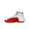 Air Jordan 12 Retro GS Cherry 2023 Kids Sneakers White Metallic-Silver Varsity-Red 153265-116