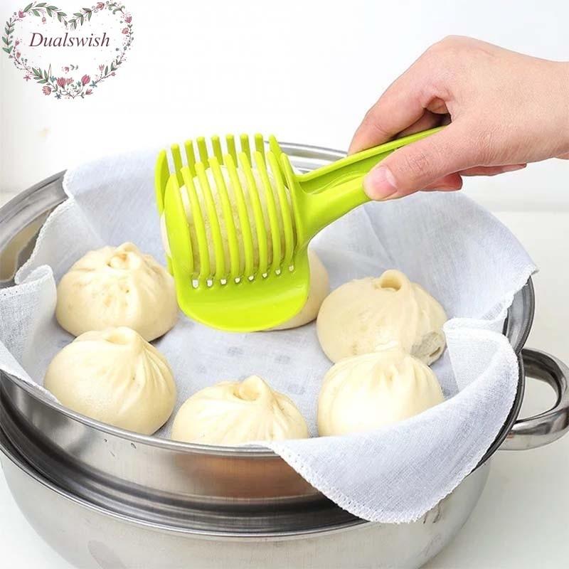 Multi Functional Fruit Plastic Slicer with Handle Vegetable Fruit Divider Fruit and Vegetable Clip