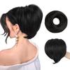 Synthetic Short Straight Hair Bun Extensions Elastic Hair Bun Scrunchies Hairpieces Ponytail For Women Hair Accessories
