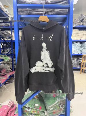 E.R.D SS26 "Girl In Sheet" Vintage Washed Hoodie
