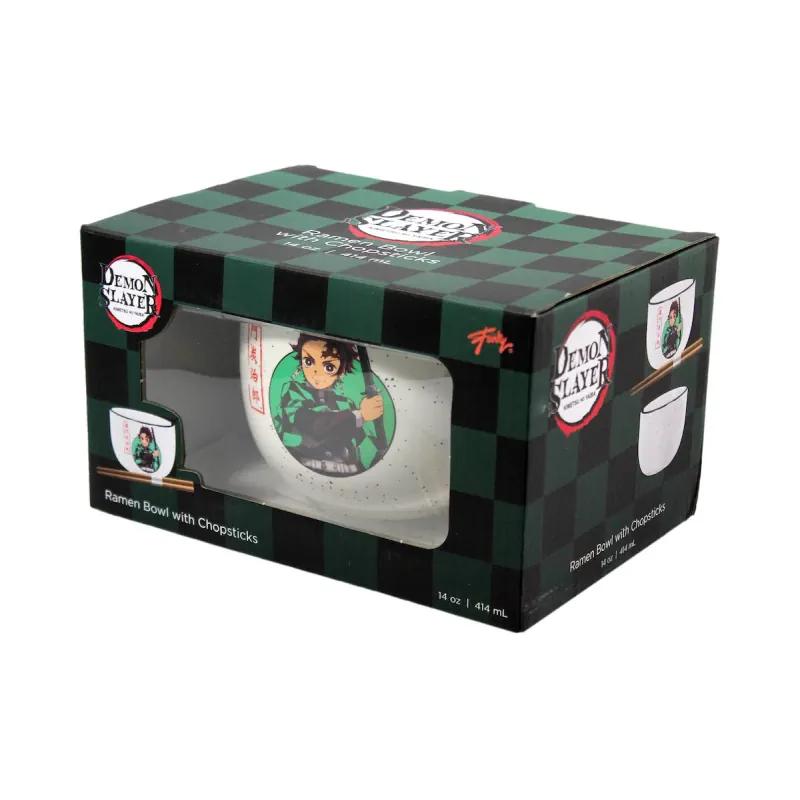 Ramen Bowl 414ml with Palaces - DEMON SLAYER Tanjiro Set