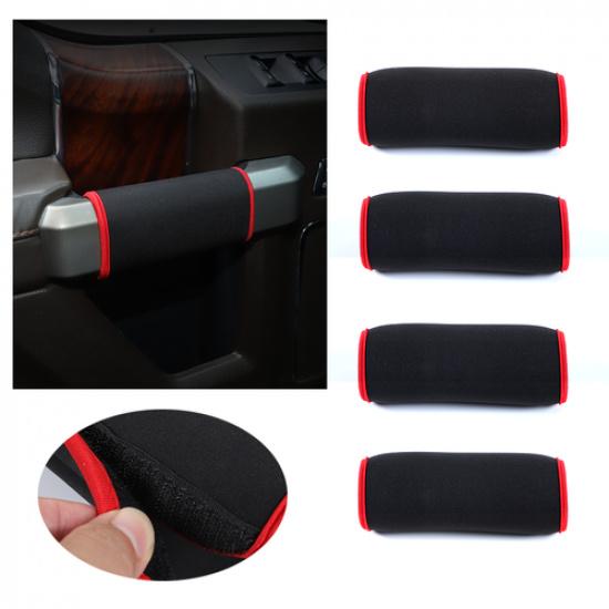 4X Red Inner Door Handle Covers Protective Case for Ford F150 F-150 2015-