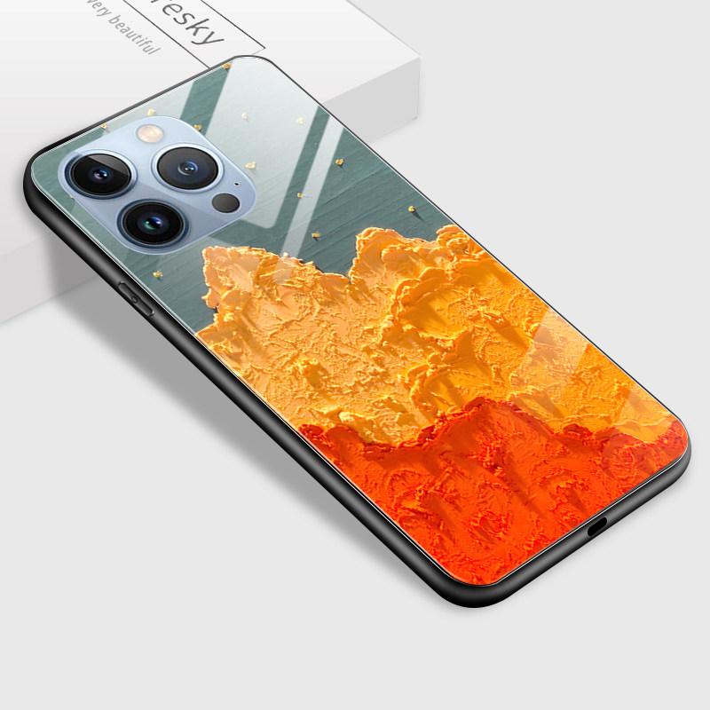 Tempered Glass Phone Case For Samsung A12 A16 A32 A53 S20FE S23 S25 Honor20 X6A 90Lite 9X Huawei Y9Prime2019 P30Lite Soft Edge Shockproof Smooth Shell