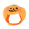 Pet Halloween Pumpkin Hat - Cute Teddy Dress Up with Cat Ears, Costume Headdress for Cats & Small Dogs