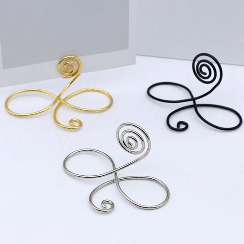 10Pcs Elegant Glasses Design Tables Sign Holders, Unique And Modern Design For Enhancing Wedding And Party Decors