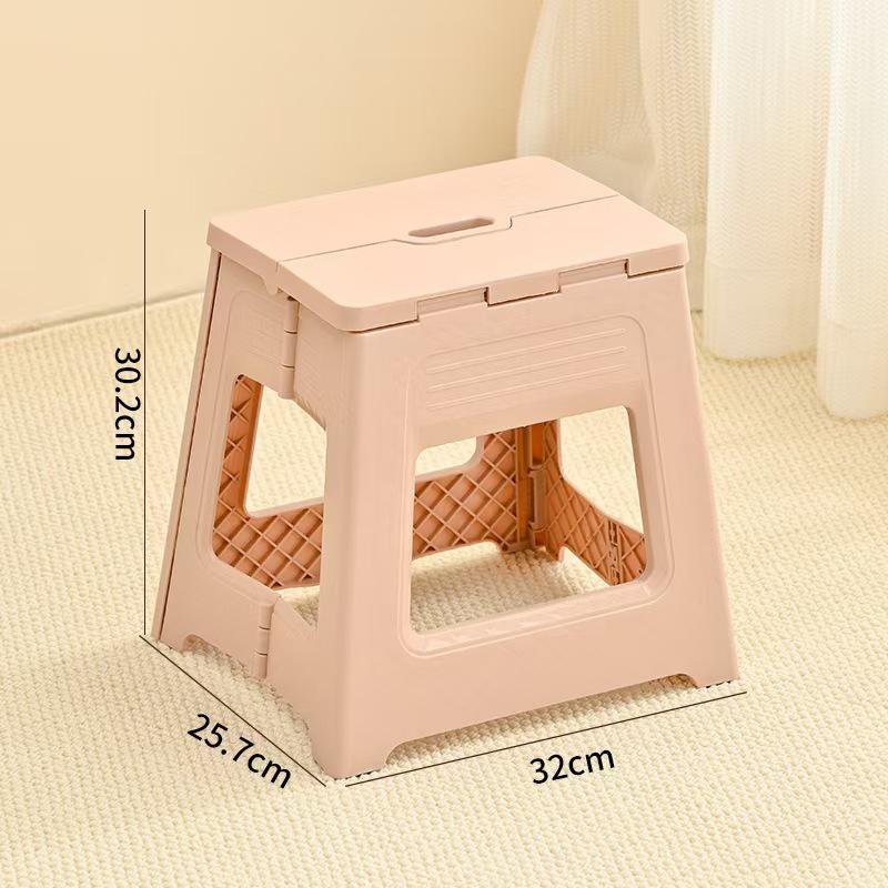 Adjustable Telescopic Folding Portable Plastic Stool for Outdoor Travel, Fishing, and Household Use