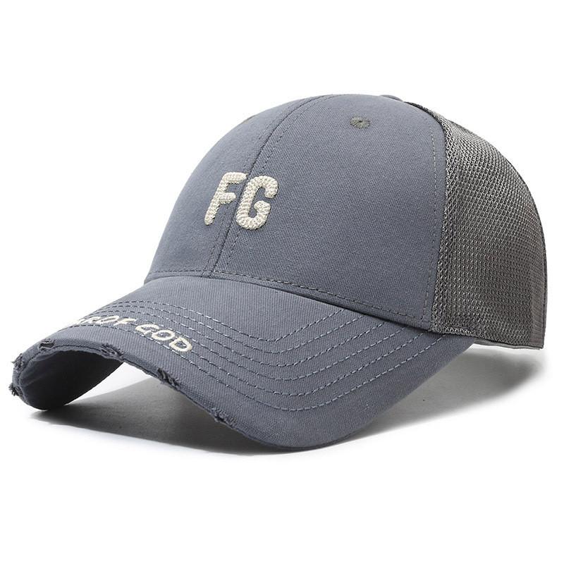 Fashionable Fg Baseball Cap With Embroidered Letters Comfortable Adjustable Hat For All Seasons