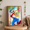 Disney Goofy Easter Egg DIY Oil Painting Art Painting Kit Home Wall Decor Handmade Gift for Holiday Celebration Wall Art Craft Display