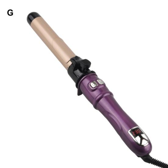 Fier de ondulat rotativ Complet automat Creați valuri mari Buclei Stick de ondulare a părului Accesorii de frumusețe pentru femei