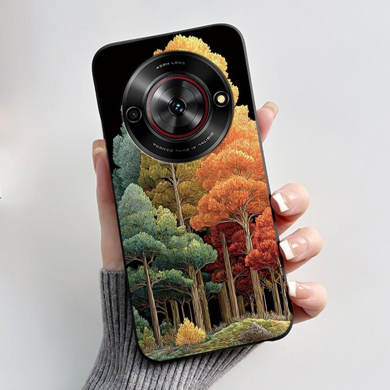 Phone Casing For ZTE Blade A75 5G Z2357N Nubia Focus 5G Case Luxury Dragon Cute Cool Boys Girls Black Soft TPU Back Shell Cover
