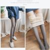Nye varme vintertights Strømpebukser Dame Fleecesokker Høy midje termisk strømpe Isolerte bukser Falske gjennomsiktige Leggings Tights