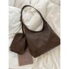Latest Design Large-capacity Bag for Women Korean Version Easy Soft Texture Leather One-shoulder Underarm Bag Retro Commuter Crossbody Mother Bag