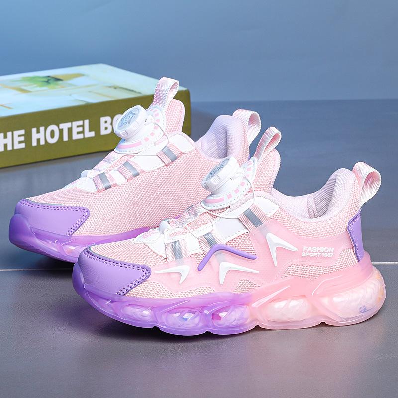 Cross-border Children's Shoes, Children's Net Shoes, Men's 6-12 Years Old, New Breathable Sneakers, Girls' Versatile Running Shoes