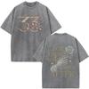 Game Clair Obscur Expedition  Graphic Vintage Washed T Shirt Men Women Clothing Fashion Oversized Cotton Short Sleeve Tshirts