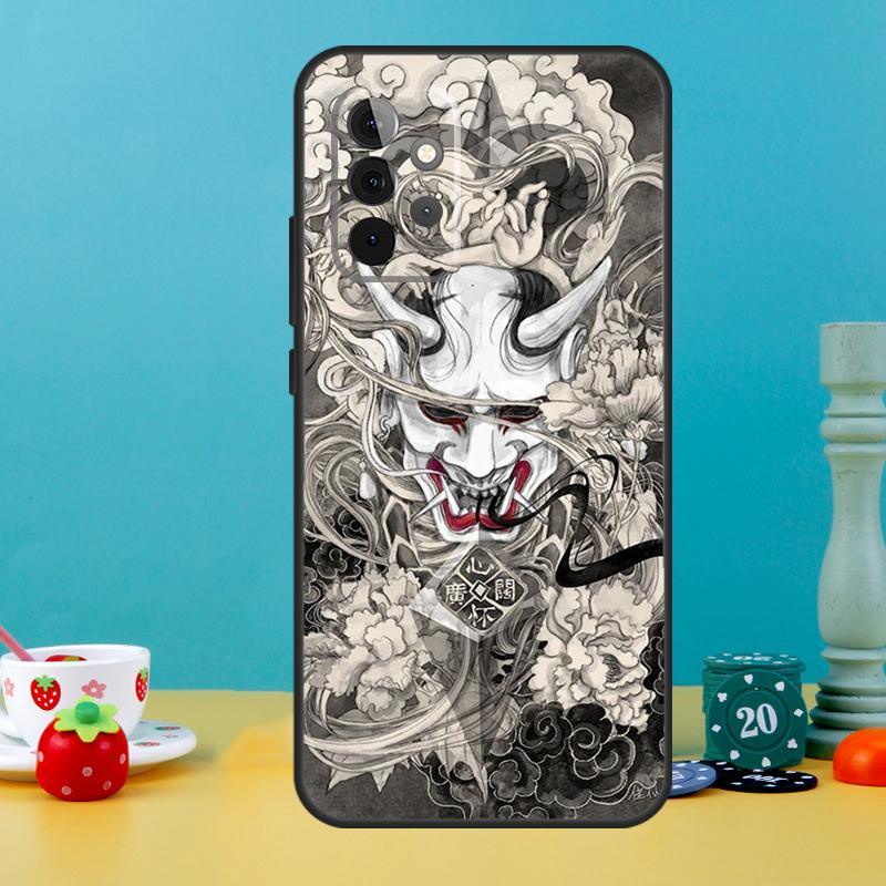 

Samurai Oni Mask Case For Samsung Galaxy A25 A54 A34 A14 A52 A32 A12 A13 A33 A53 A15 A16 A36 A56 A26 A05 A35 A55 Samsung A24 4G