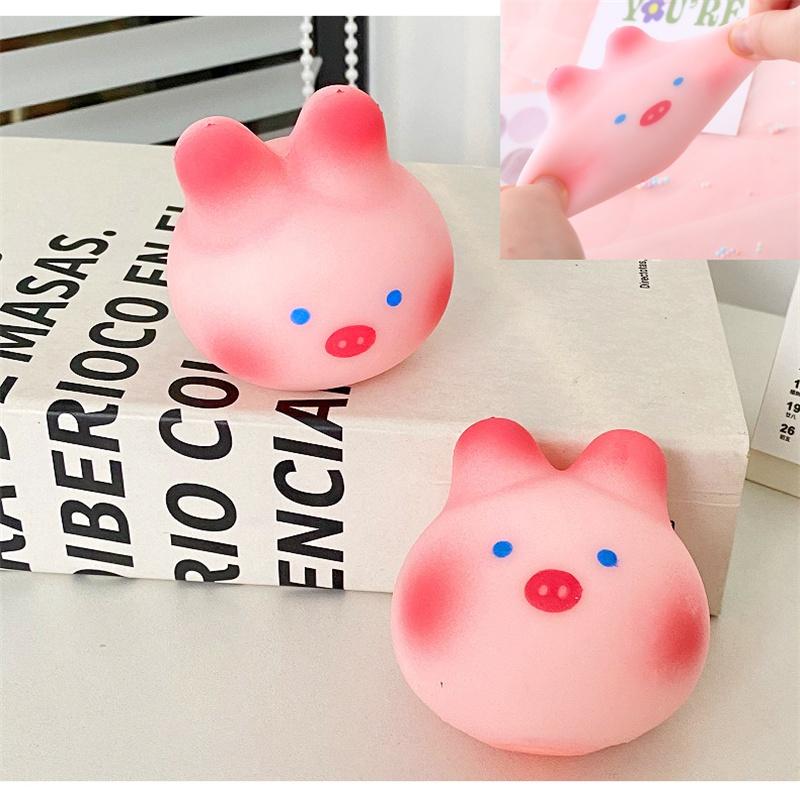Zhao Lusi Sangzhi Same Style Sakura Pig Stress Relief Toy Plastic Material
